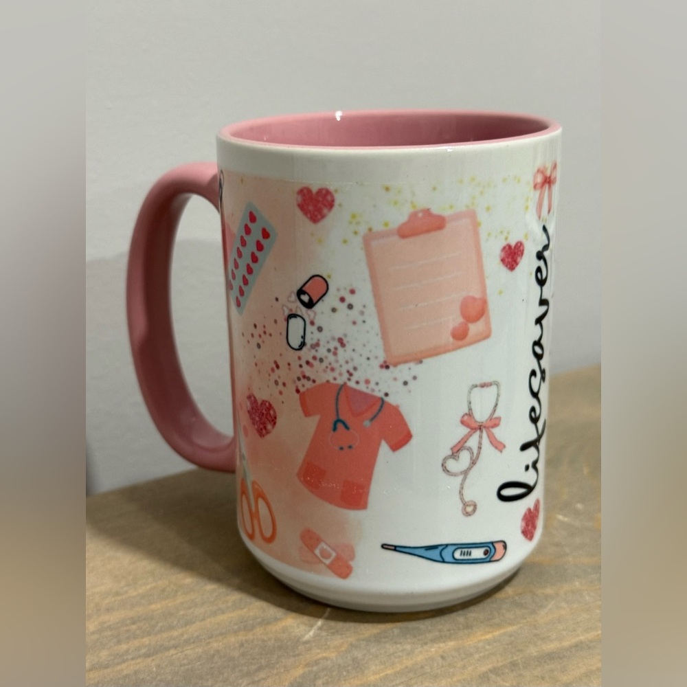 Ceramic Mug - Lifesaver - Nurse - 15oz